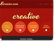 Tablet Screenshot of berenice.com